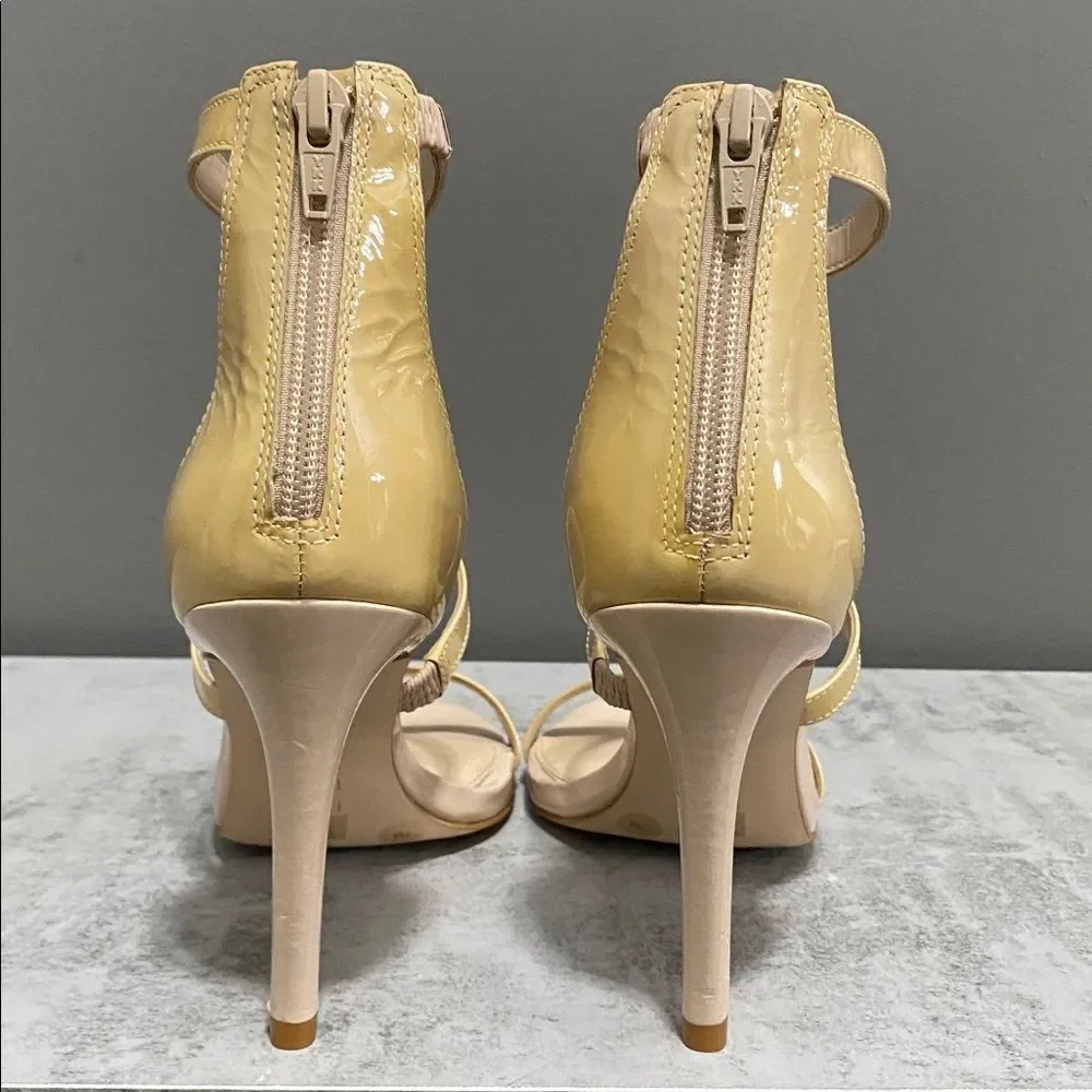 Gianni Bini Tan Strappy Stiletto Heels Size 7 - Picture 6 of 11